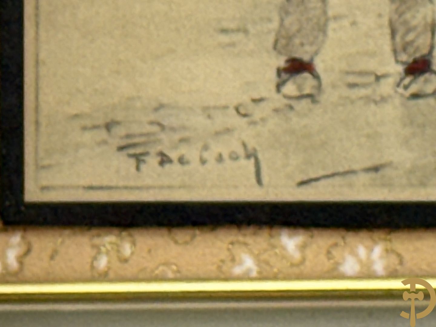 DE COCK F. getekend (Frans) 