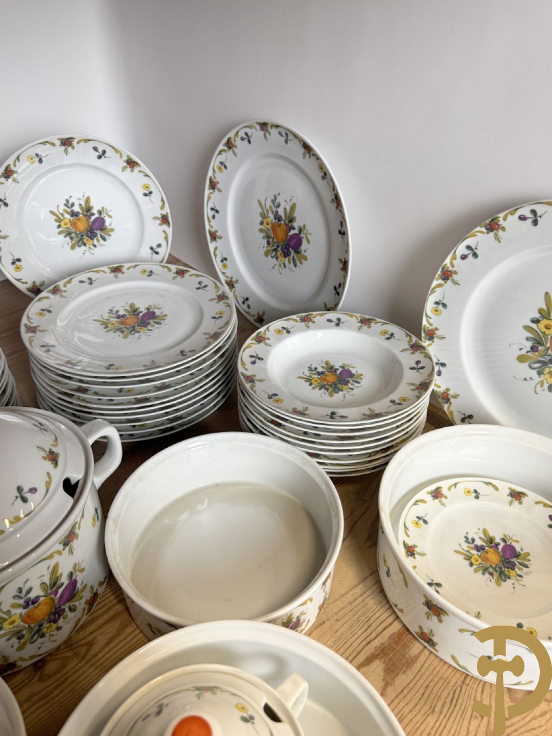 Porseleinen eetservies, Royal Tettau Bavaria Germany