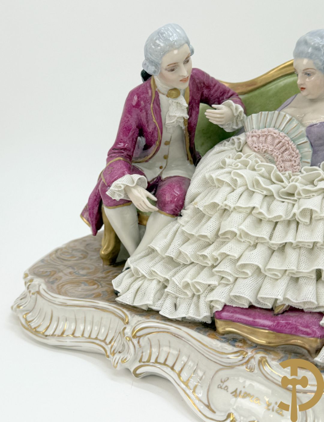 Italiaanse porseleinen groep 