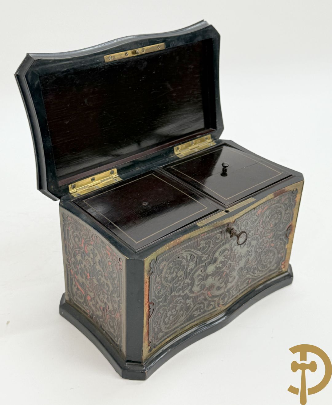 Theebox in Boulletechniek, 19e