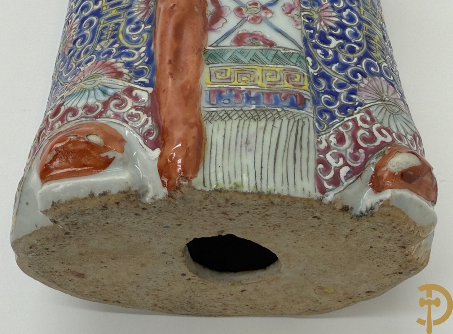 Chinese porseleinen handgekleurde wijsgeer