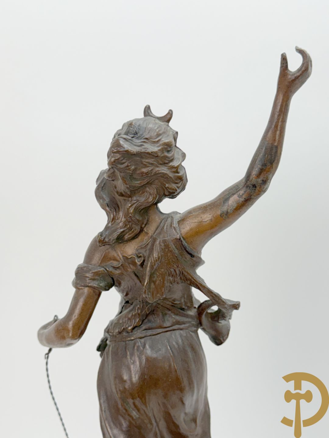 Driedelige zamak garnituur 