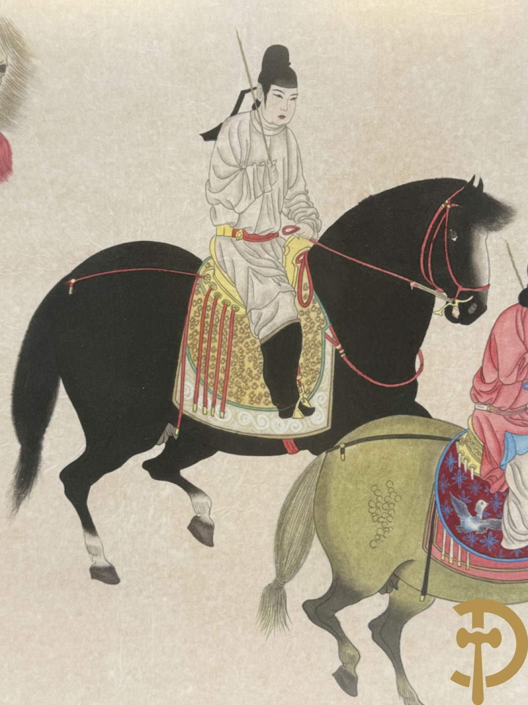 Handbeschilderde Chinese voorstelling 