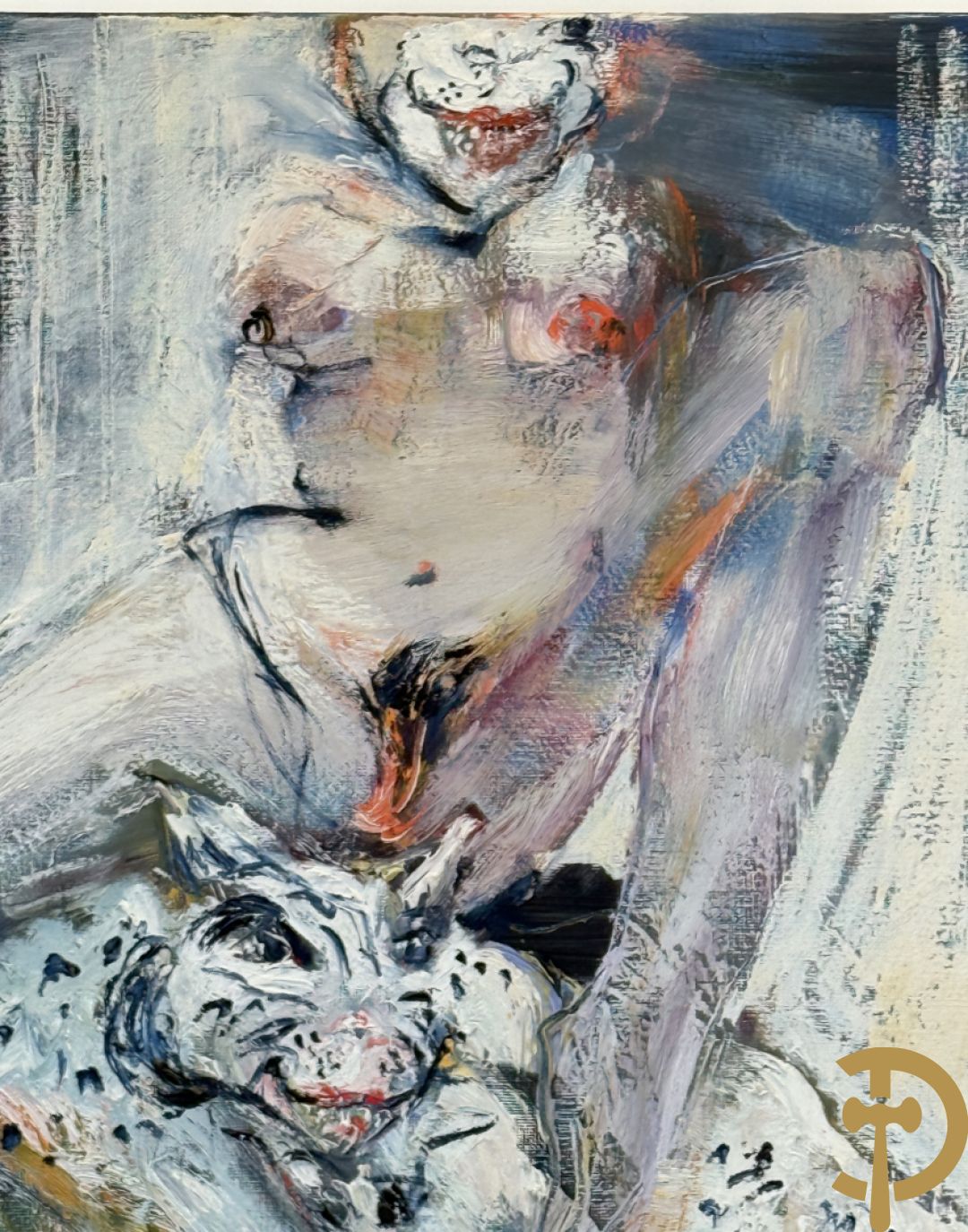 BOUTTENS Philippe getekend verso en gedateerd 2002 