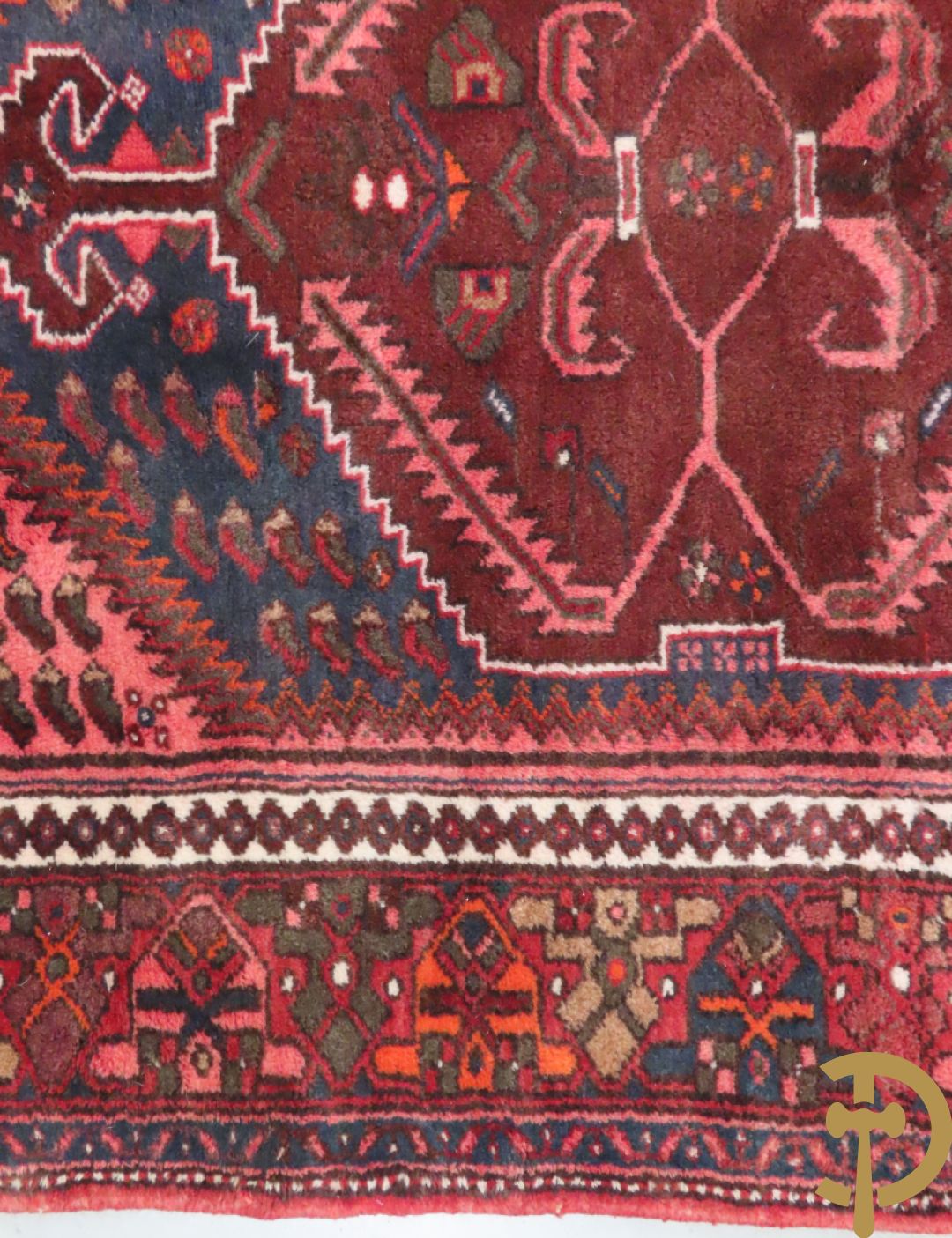 Twee oosterse handgeknoopte tapijten Hamadan