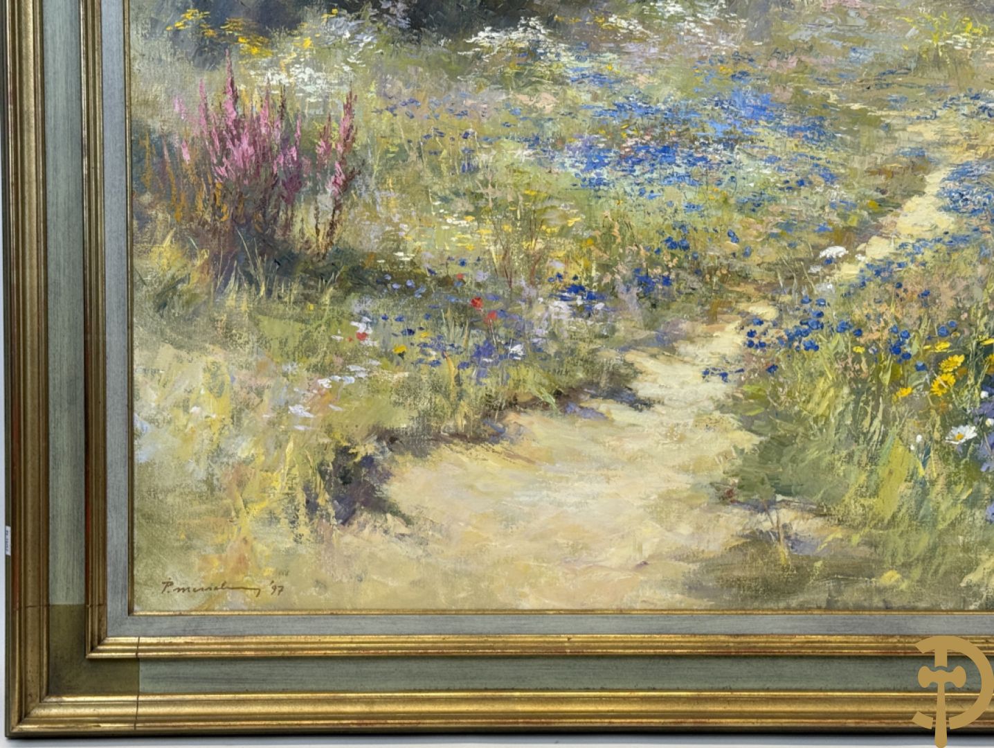 MESSELY P. getekend en verso gedateerd 