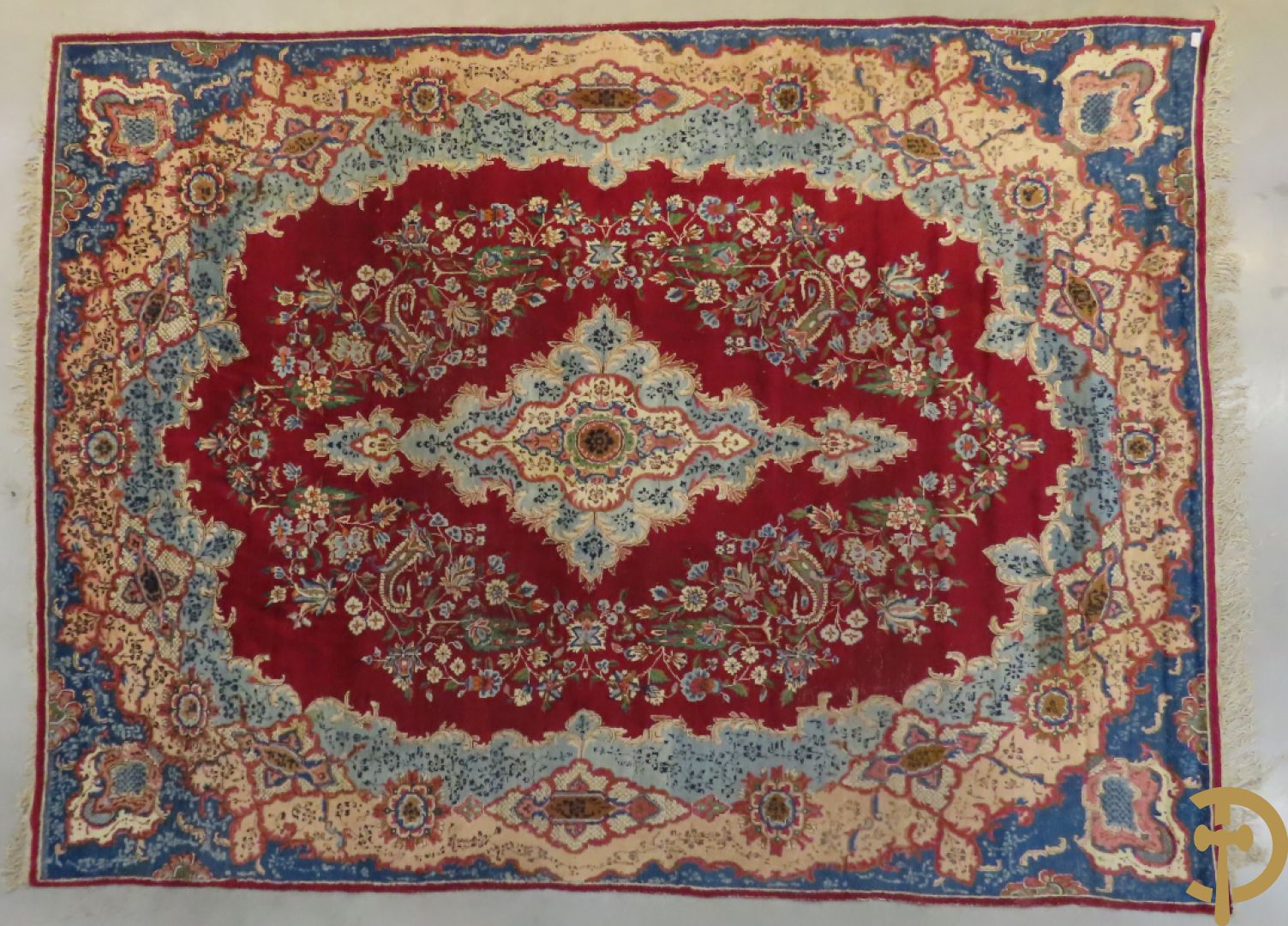 Oosters handgeknoopt tapijt Kirman Royal