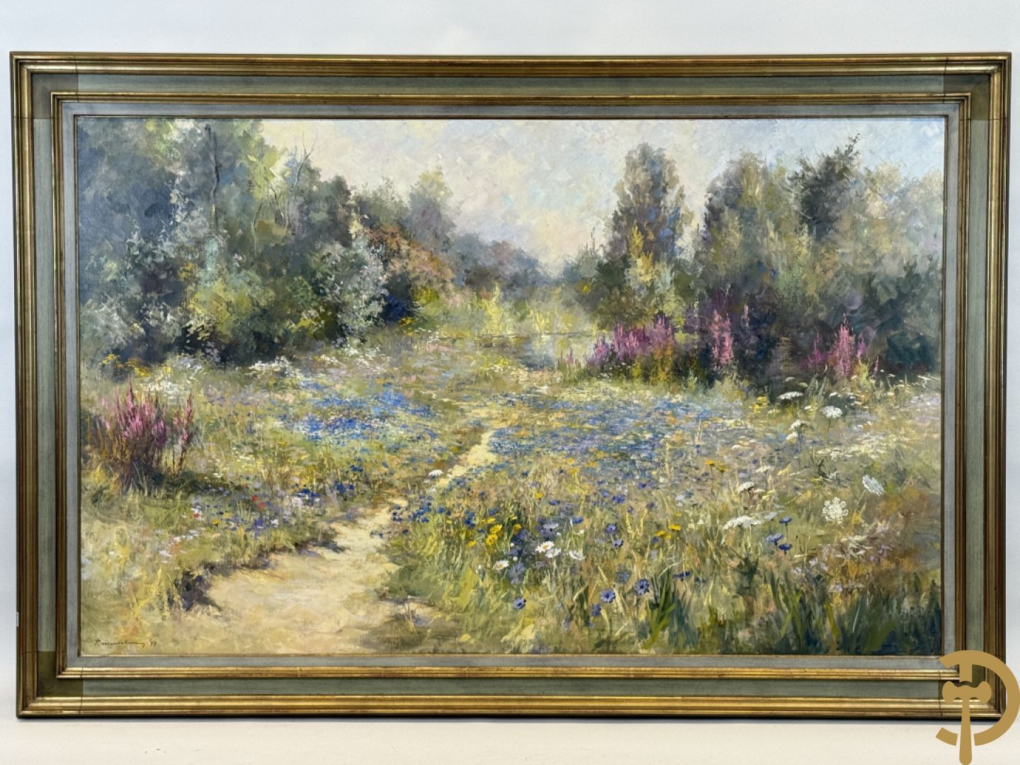 MESSELY P. getekend en verso gedateerd 