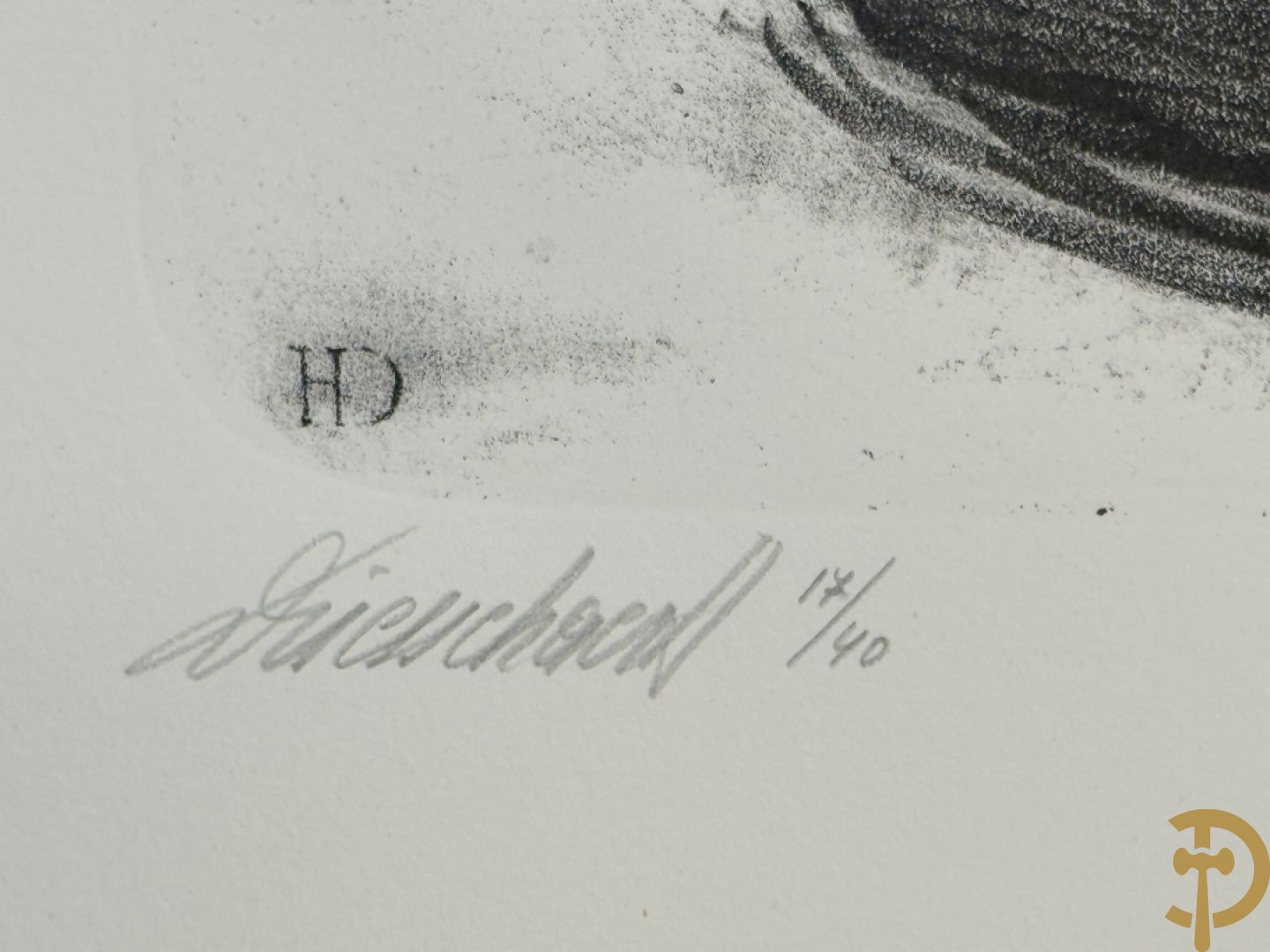 DRIESSCHAERT H. get. Kunstmap met 15 lithografieën met inleidend woord van Gaby Gyselen - 17/40 + DRIESSCHAERT getekend 