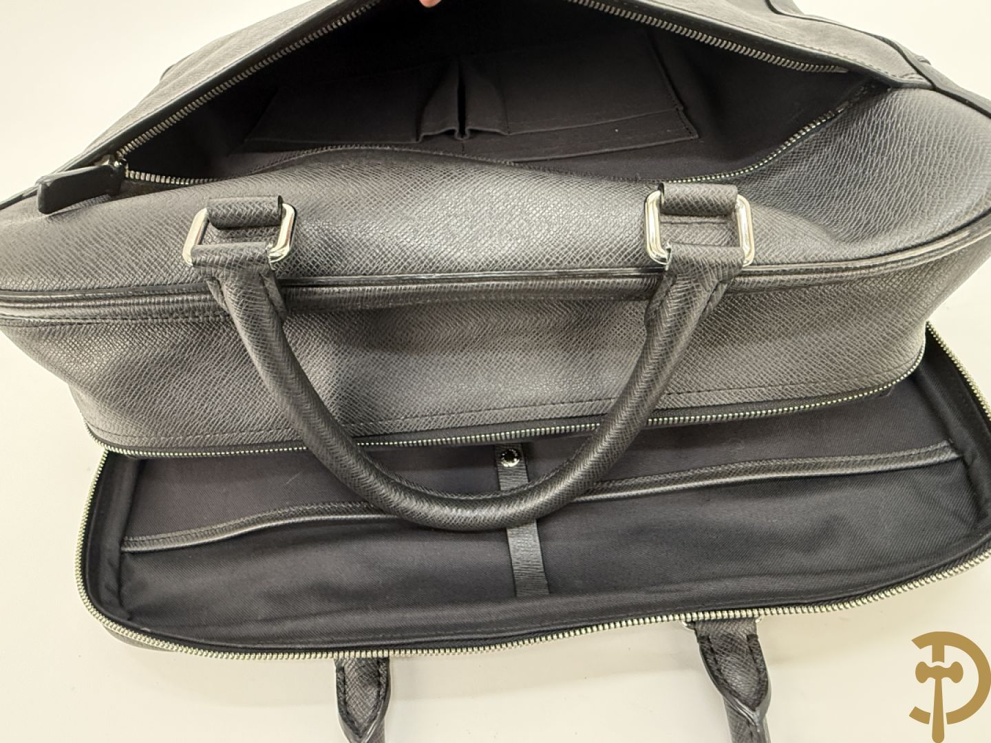 Lederen herentas, Louis Vuitton overnight buisiness bag