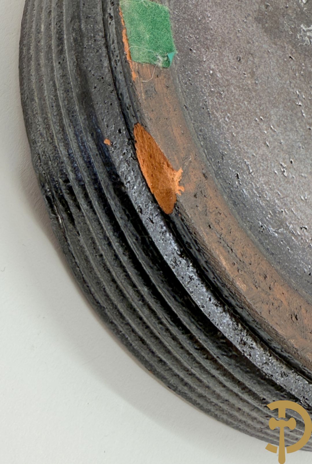 Vintage keramieken dekselpotiche van Amphora, schaal Perignem, Goud dekselpotiche, Flora Holland kaarsenhouder, zeepaard en vliegende heks