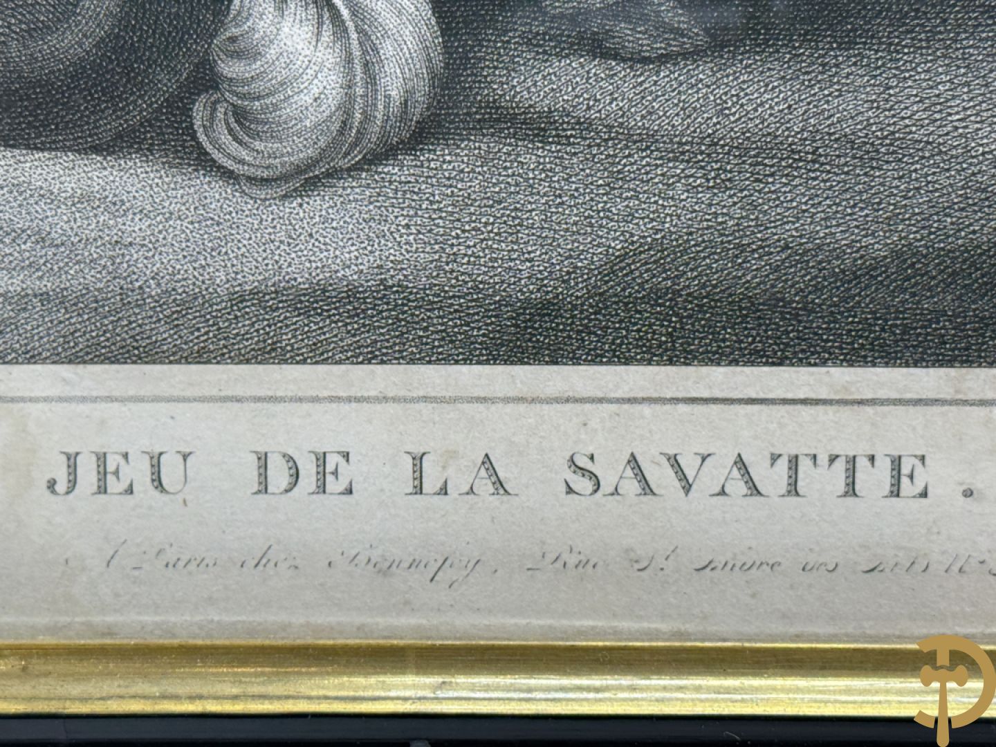 Zes oude gravures met kinderthema