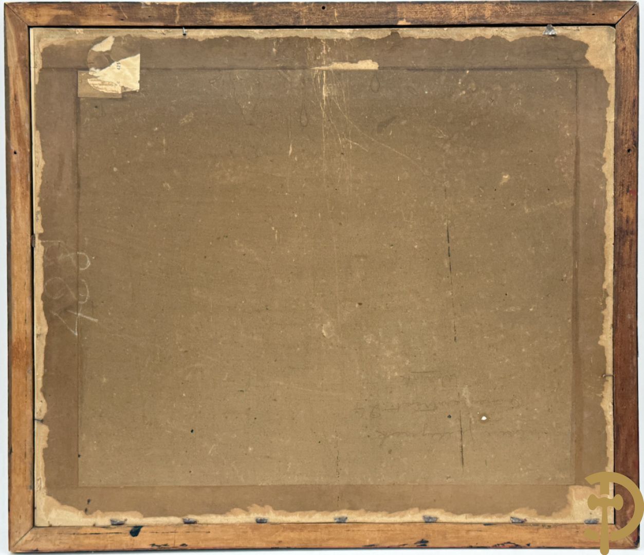 Onleesbaar getekend met monogram rechts boven Yper 9-8-29 