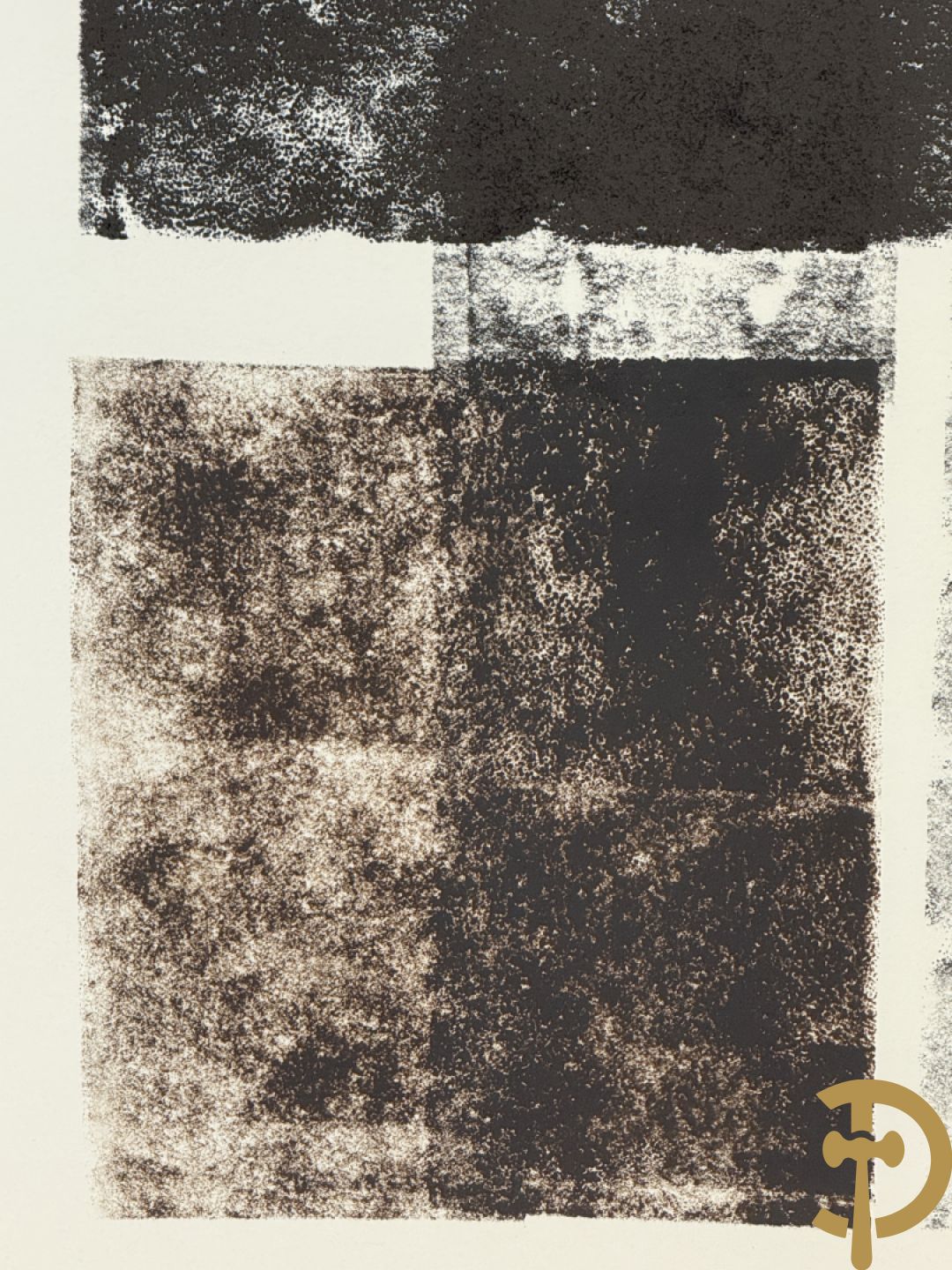 VERMEULEN NOËL getekend 1982 - drieluik acrylverf op papier