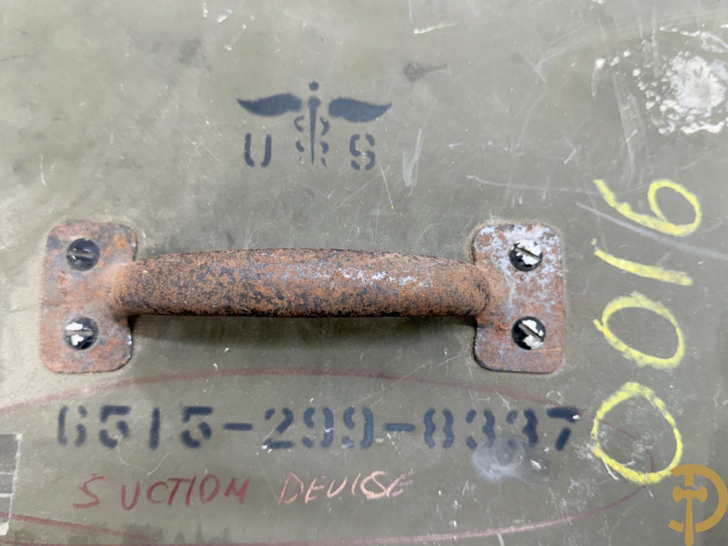 Amerikaans militair toestel, gemerkt C.M. Sorensen,  Co. model 68 - serienummer 25084 - US-DSA2 5903 - in koffer