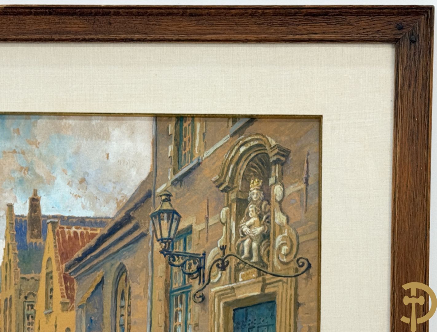 CLERENS Jef getekend Beguinage Bruges 