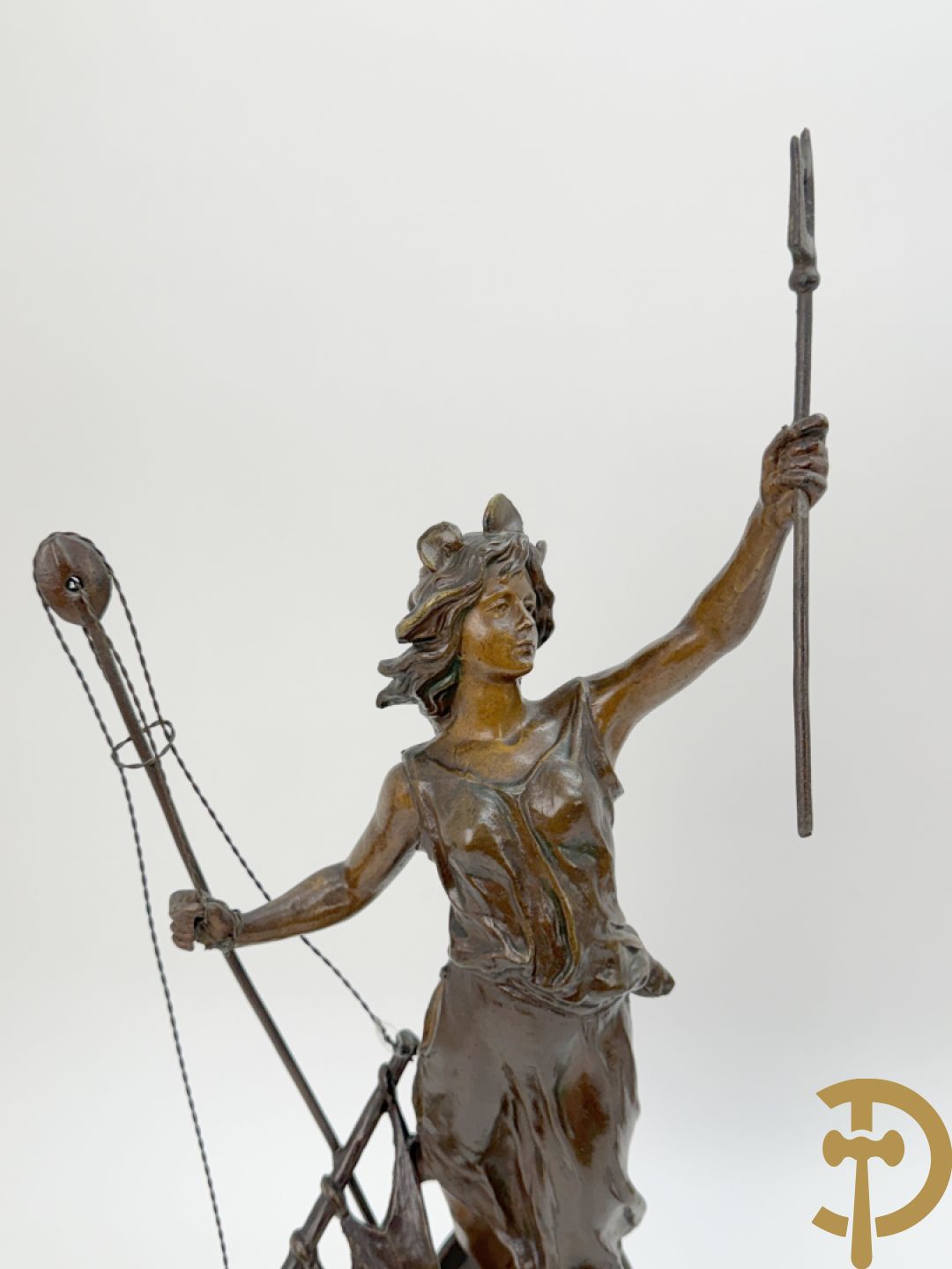 Driedelige zamak garnituur 