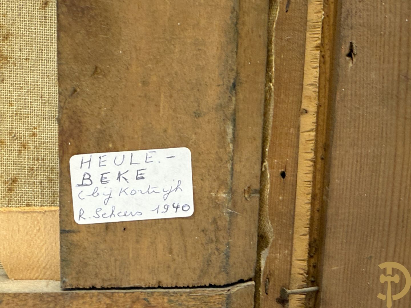 SCHEERS Raph. getekend 