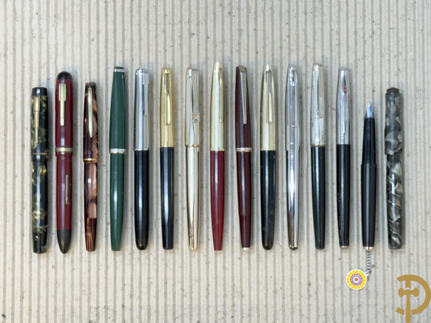 Vijftien oude vulpennen w.o. 4 uit de jaren 