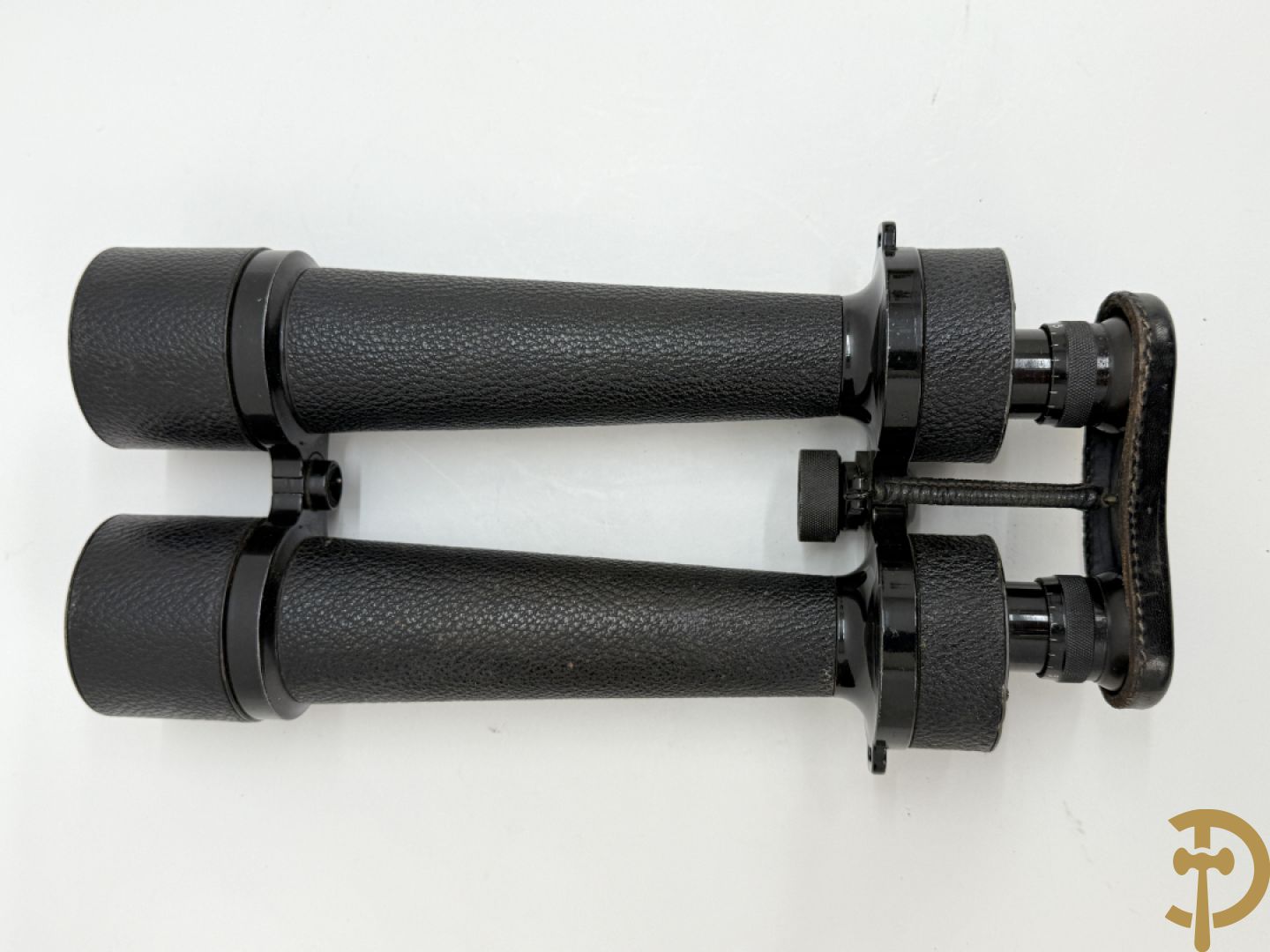 Duitse verrekijker in originele lederen etui, Carl Zeiss, WO II