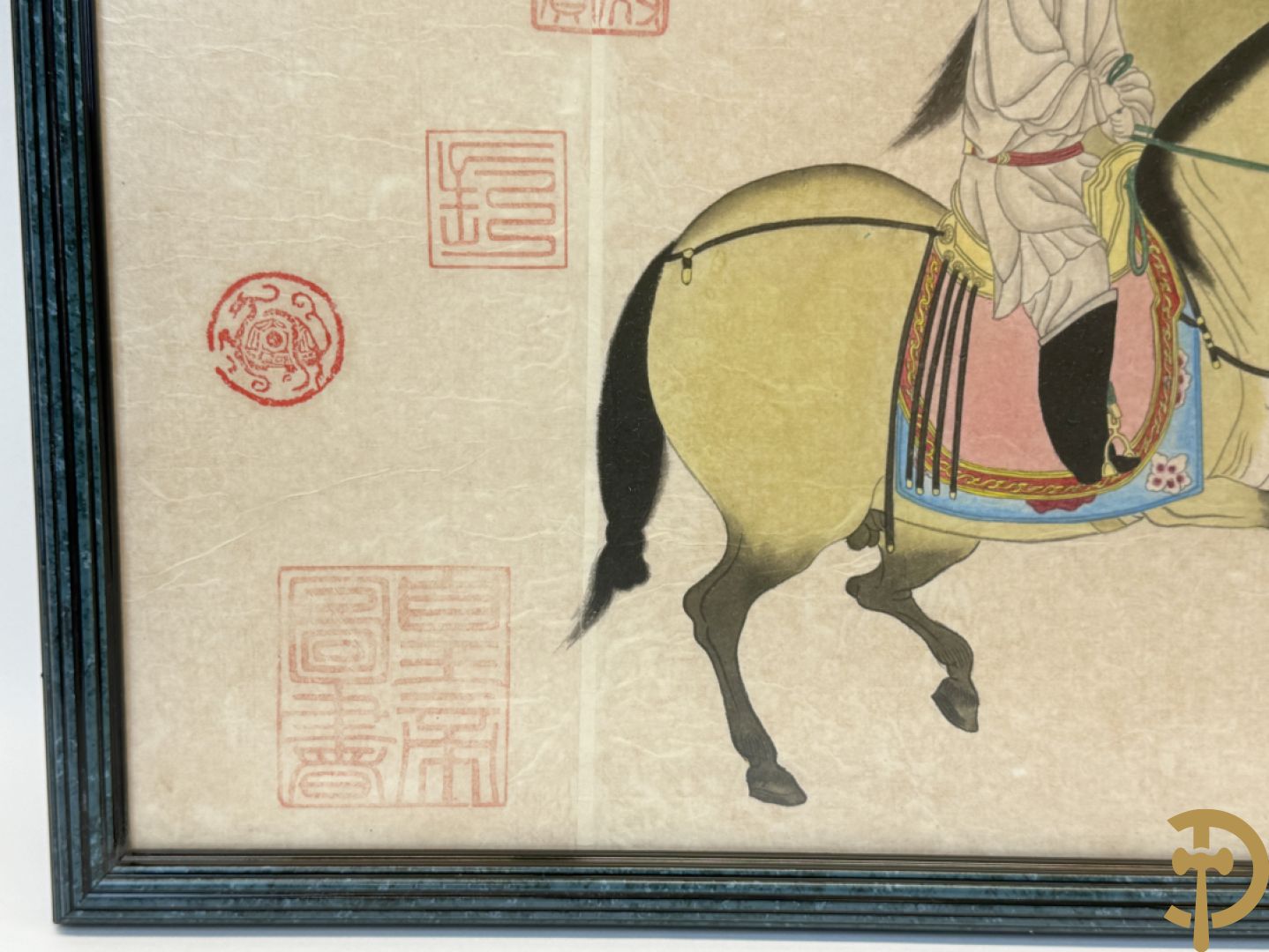 Handbeschilderde Chinese voorstelling 