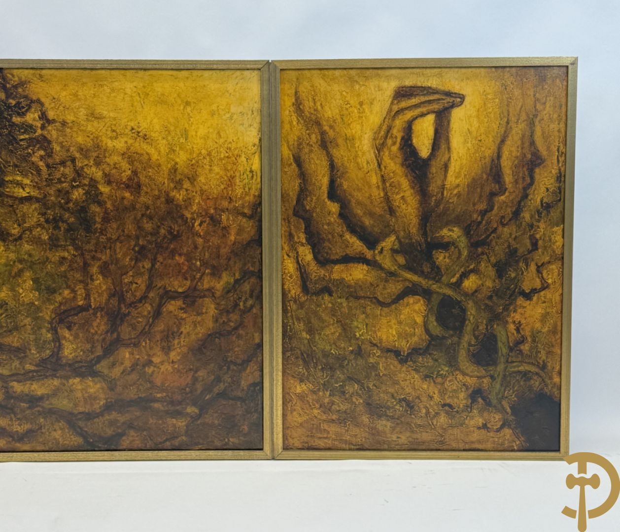 GRABA getekend - Triptiek : Binnenkant 