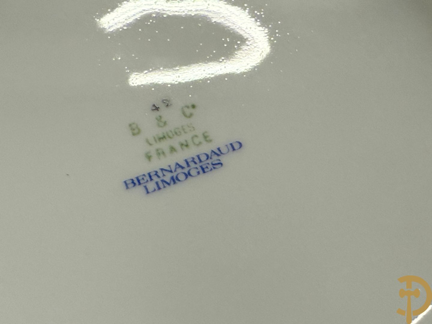 Porseleinen eet- (12-delig) en koffieservies (24- delig), Bernard Aud Limoges + porseleinen koffieservies, Haviland Limoges