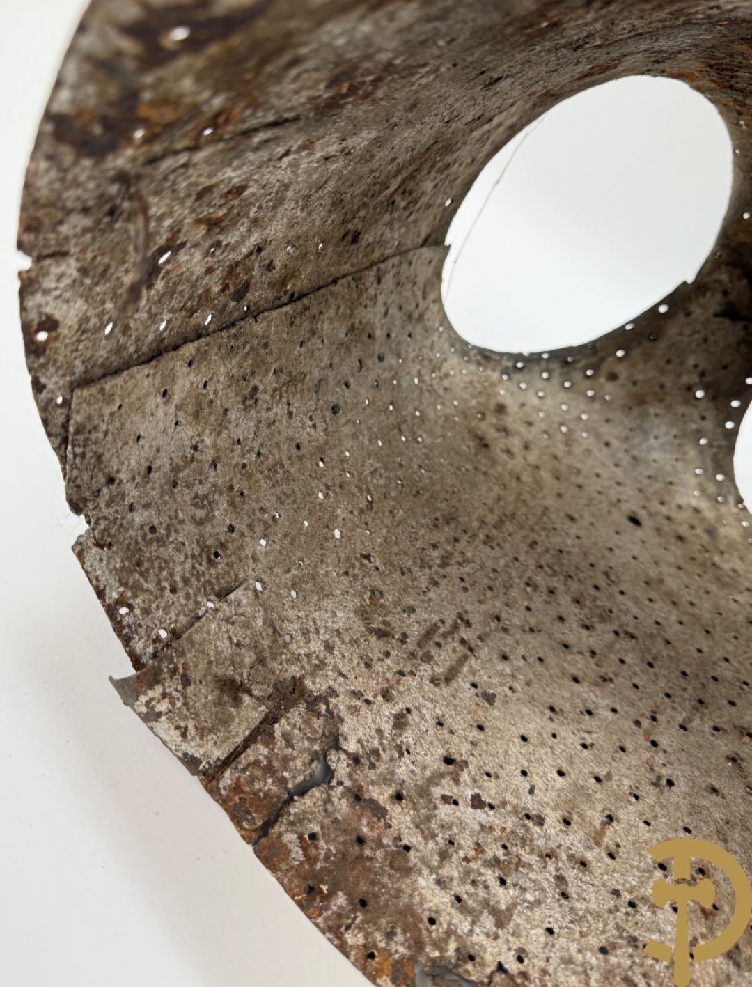 Metalen 19e schermharnas