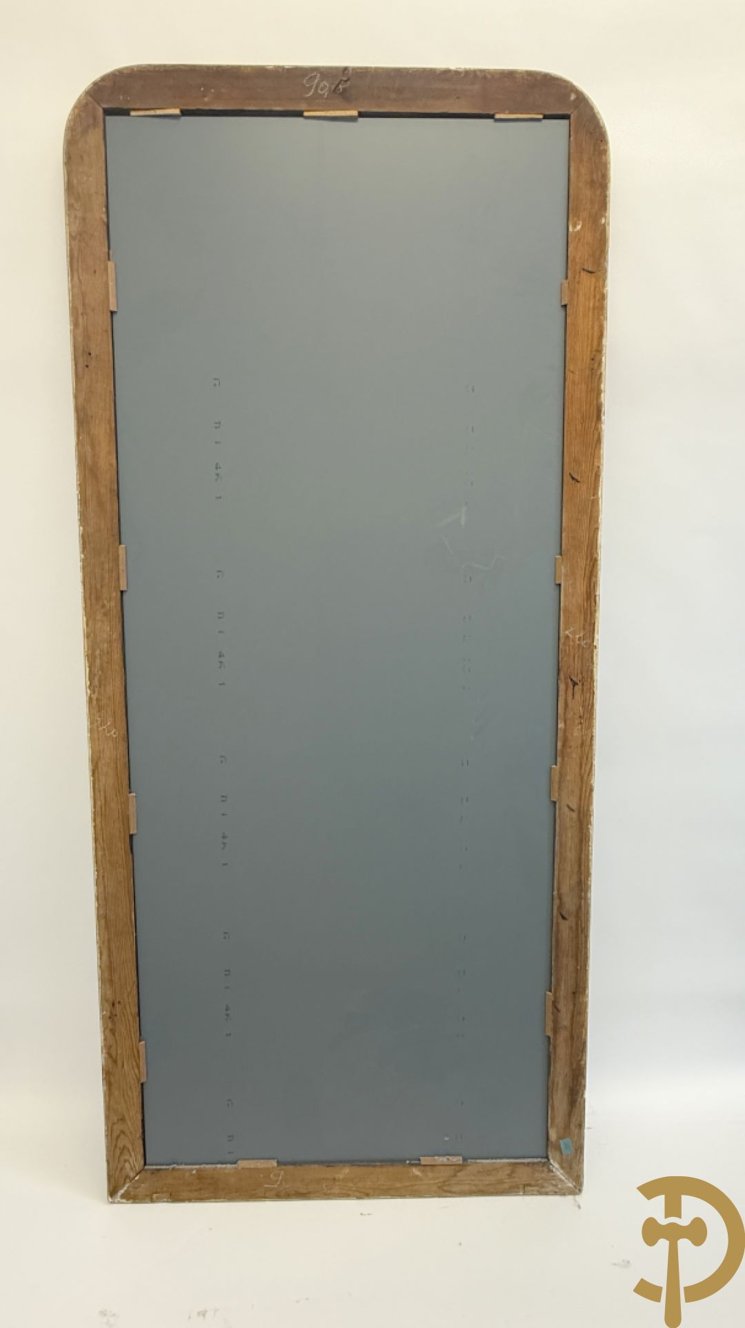 Vergulde Louis Philippe stijl spiegel