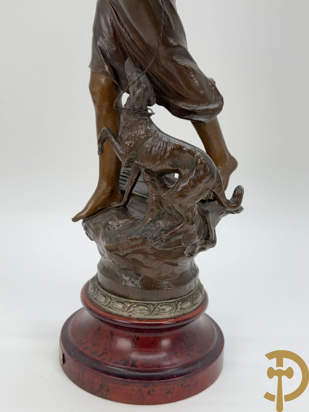 Driedelige zamak garnituur 