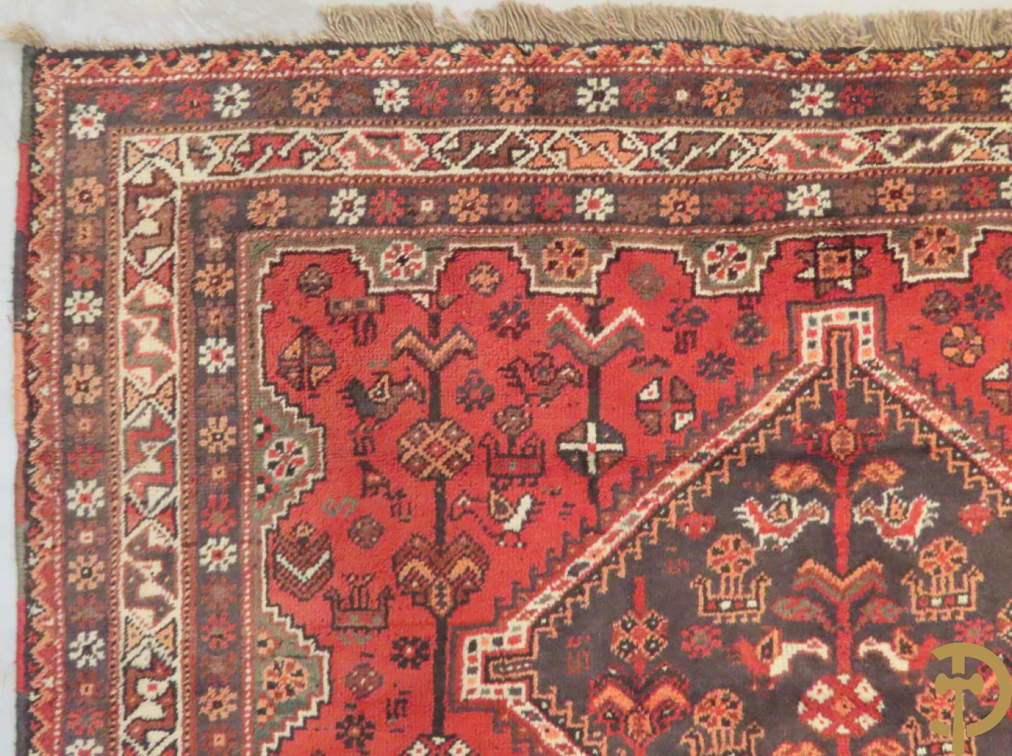 Oosters handgeknoopt tapijt Shiraz