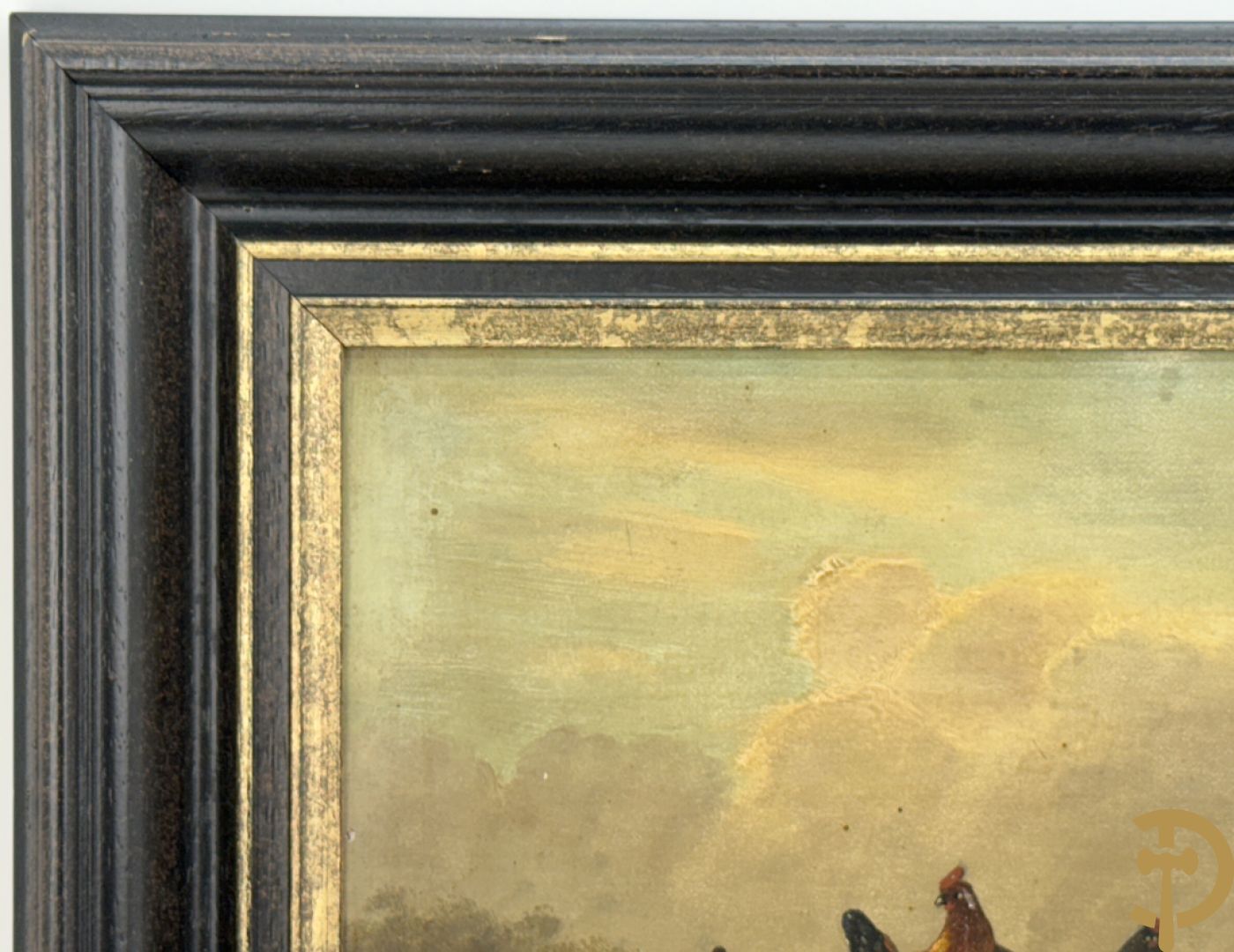 Onleesbaar getekend rechts onder 