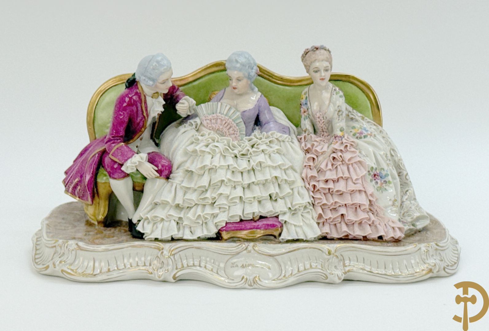 Italiaanse porseleinen groep 