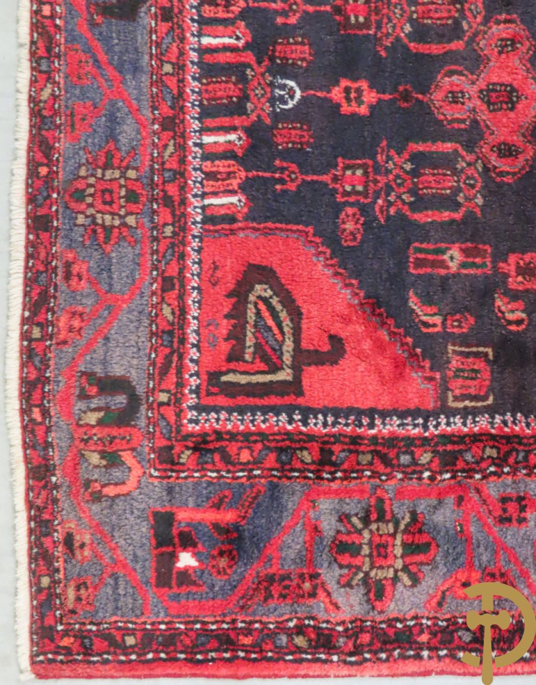 Twee oosterse handgeknoopte tapijten Hamadan