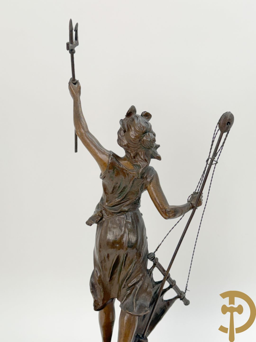 Driedelige zamak garnituur 