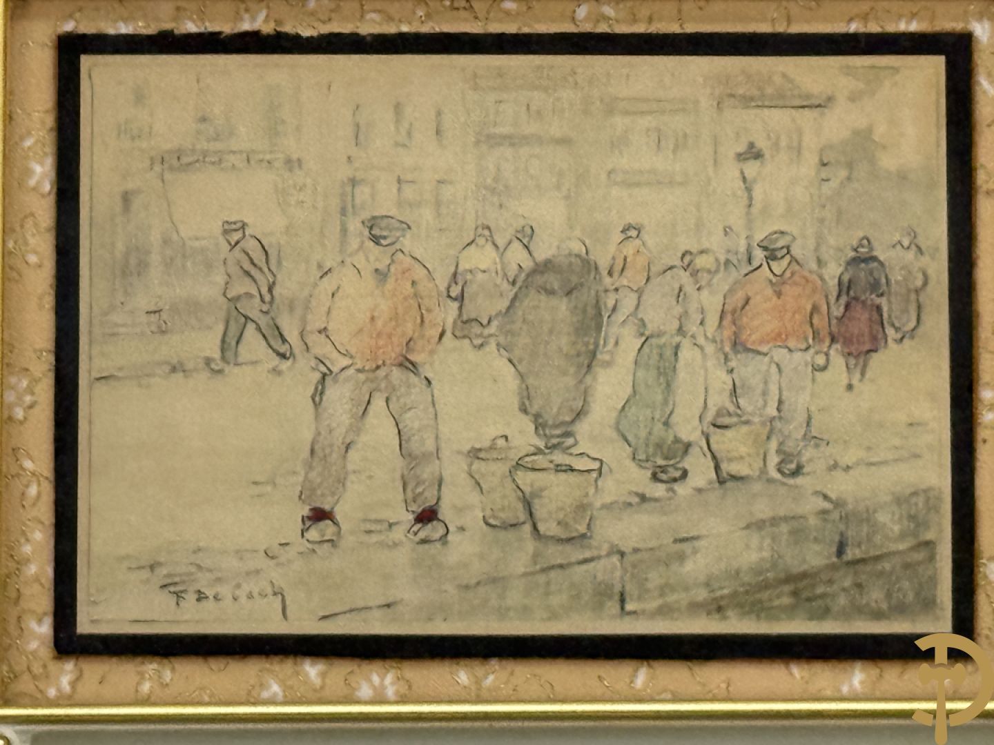 DE COCK F. getekend (Frans) 