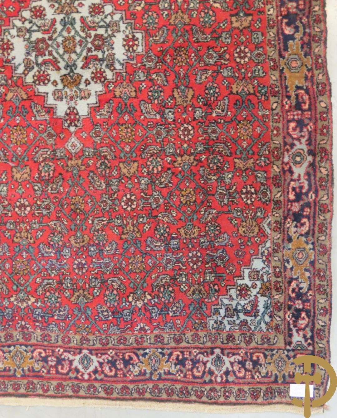 Perzisch handgeknoopt tapijt Senneh + Oosters handgeknoopt Bidjar + Oosters handgeknoopt tapijt Senneh