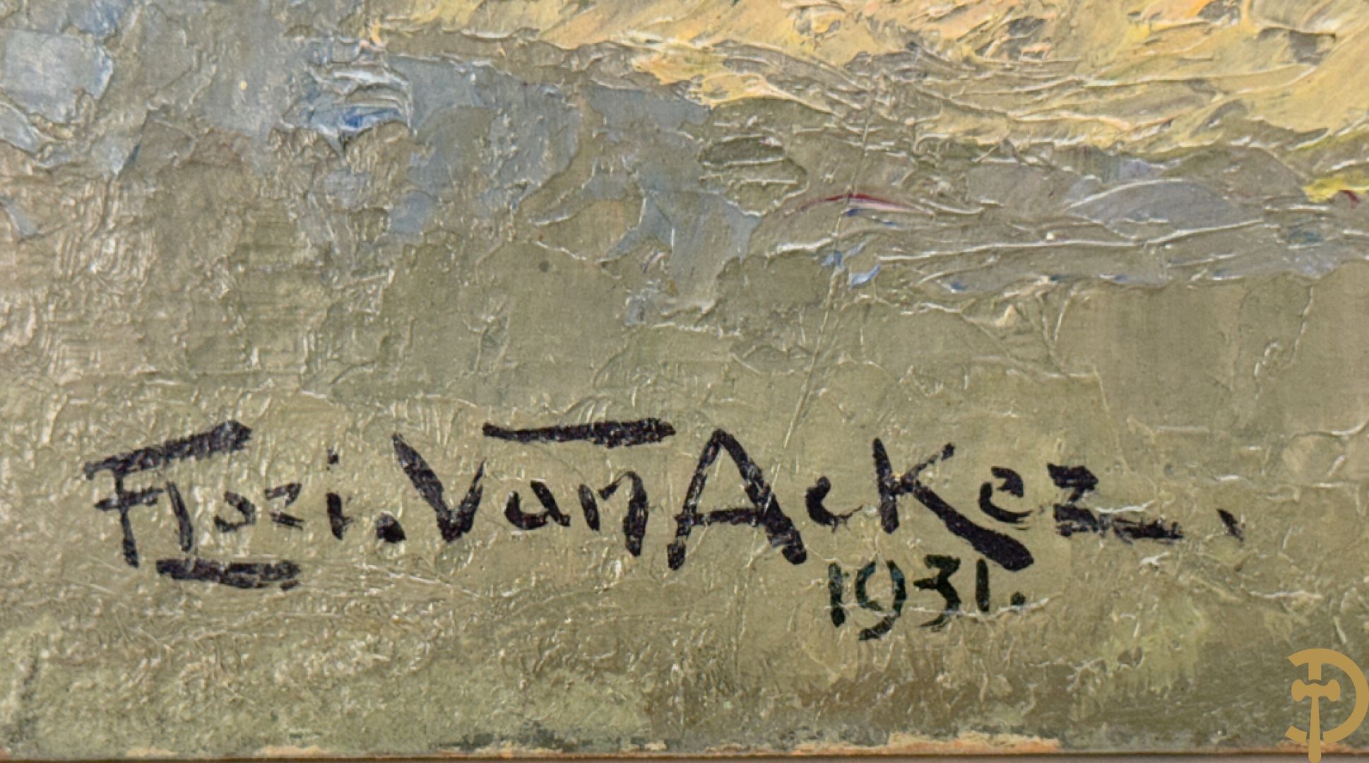 VAN ACKER Flori getekend 1931 