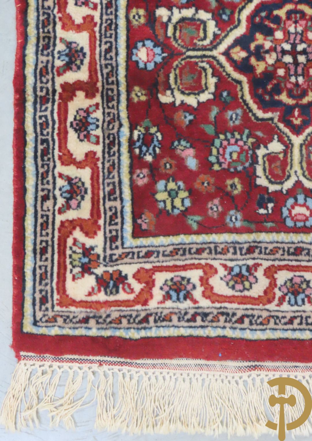 Zes oosterse handgeknoopte tapijten w.o. 2 Bouchara, Hamadan en 2 voettapijtjes