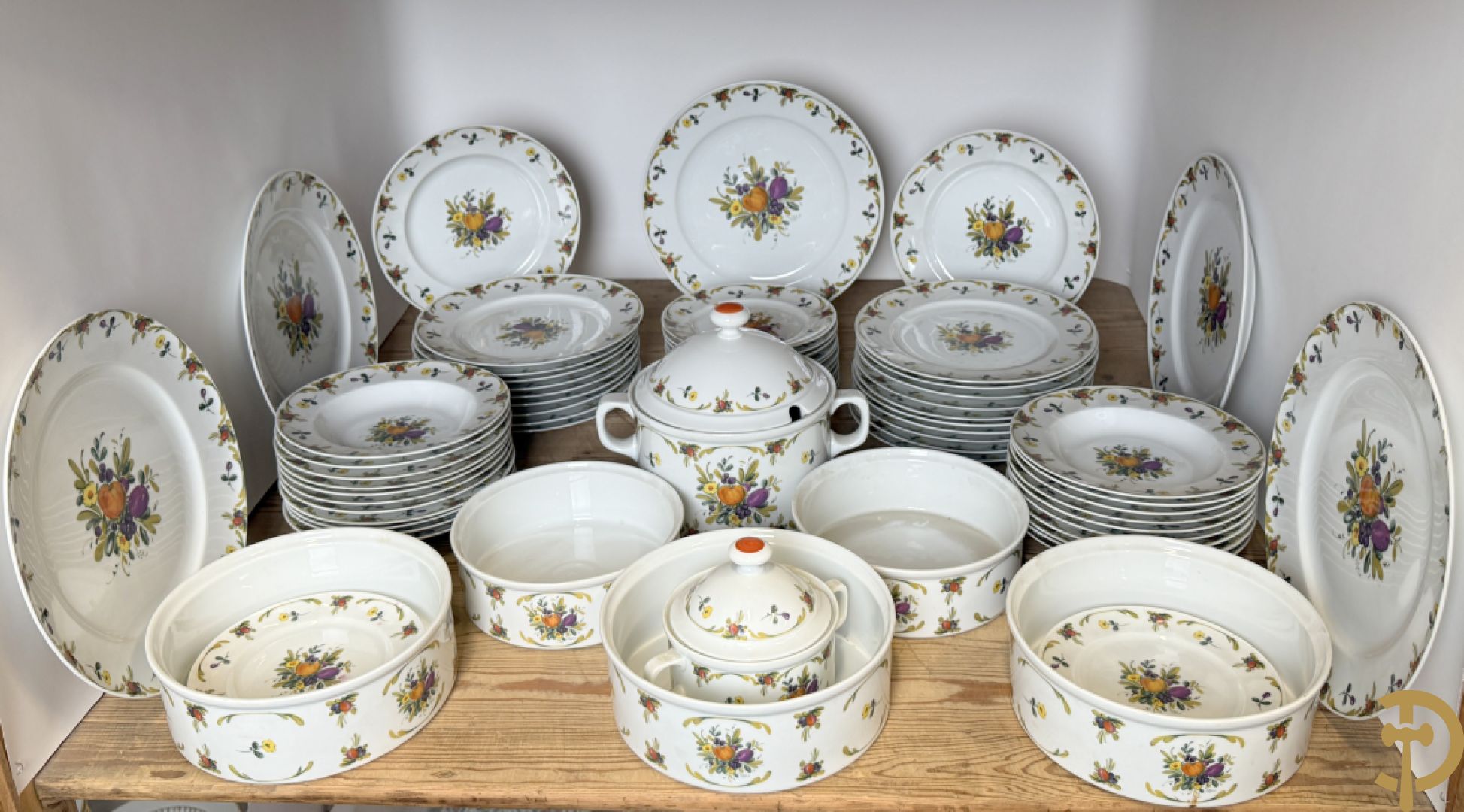 Porseleinen eetservies, Royal Tettau Bavaria Germany