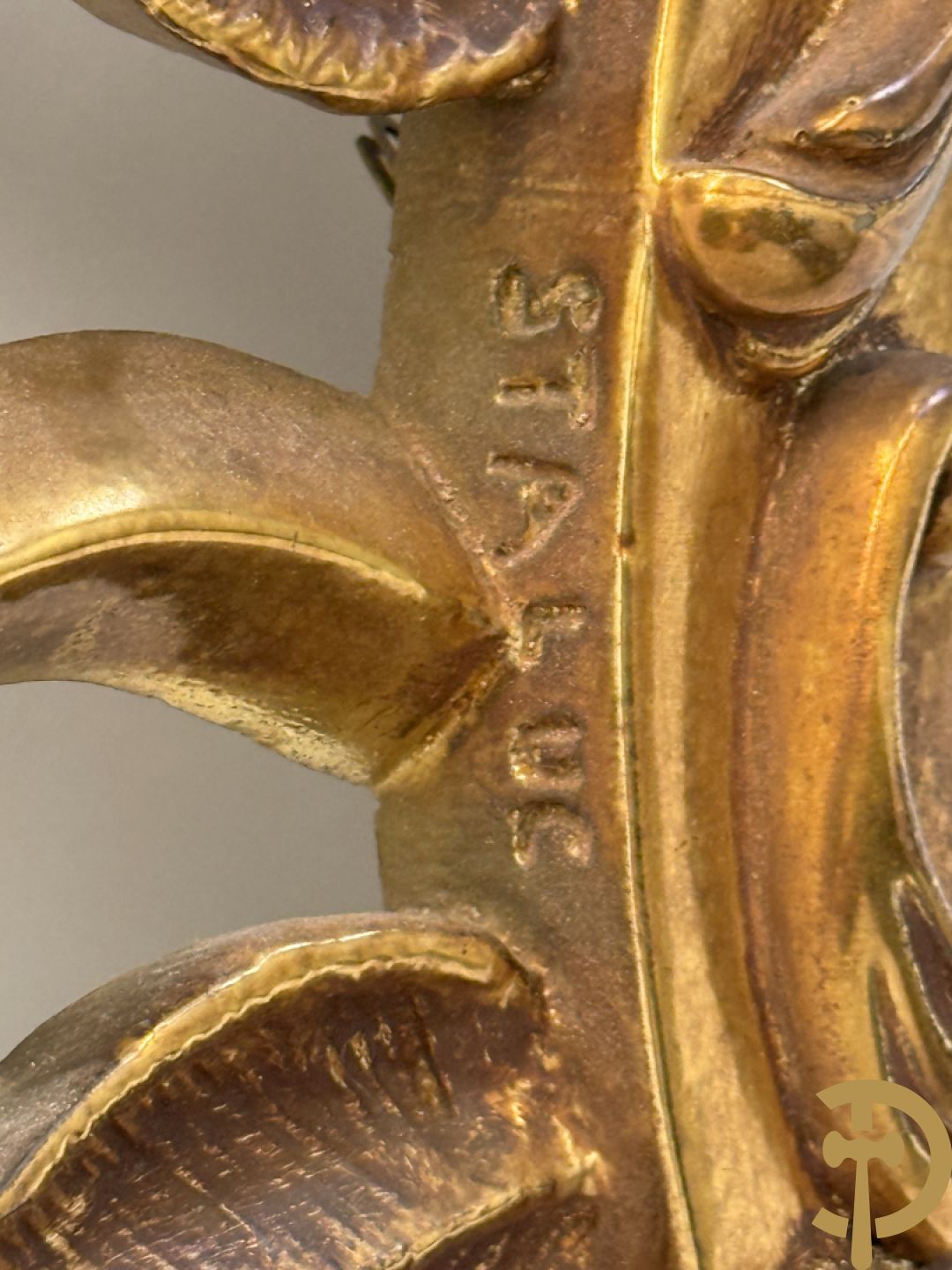 Vintage zonnestraalspiegel, Staluc gemerkt