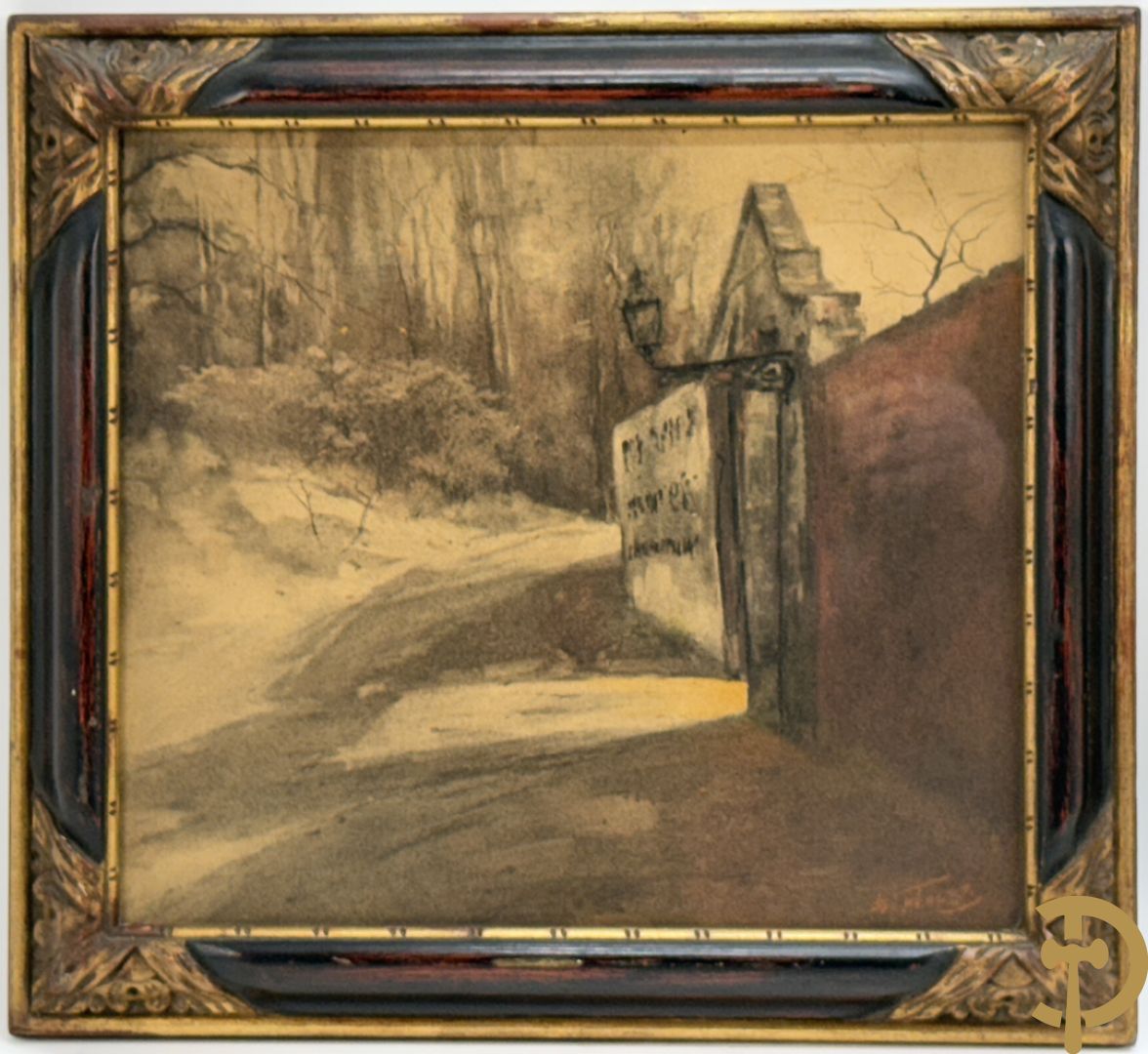 VAN HOLST G. getekend 