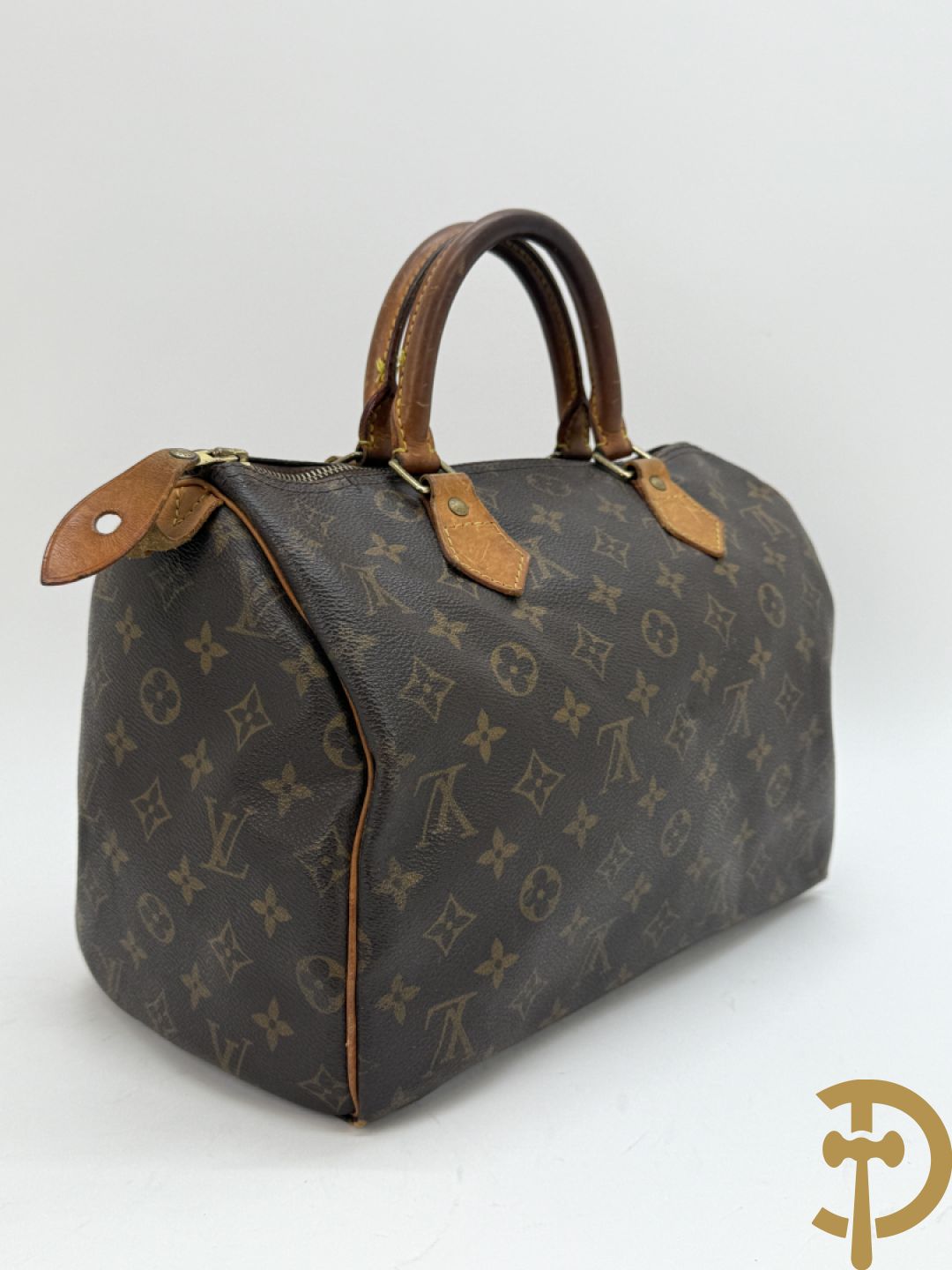Kleine speedybag Louis Vuitton, binnenin gemerkt TH 0948