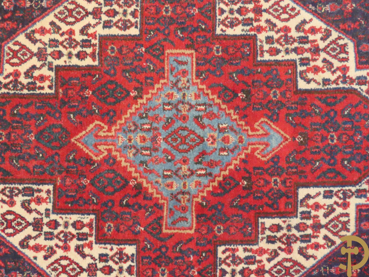 Perzisch handgeknoopt tapijt Senneh + Oosters handgeknoopt Bidjar + Oosters handgeknoopt tapijt Senneh