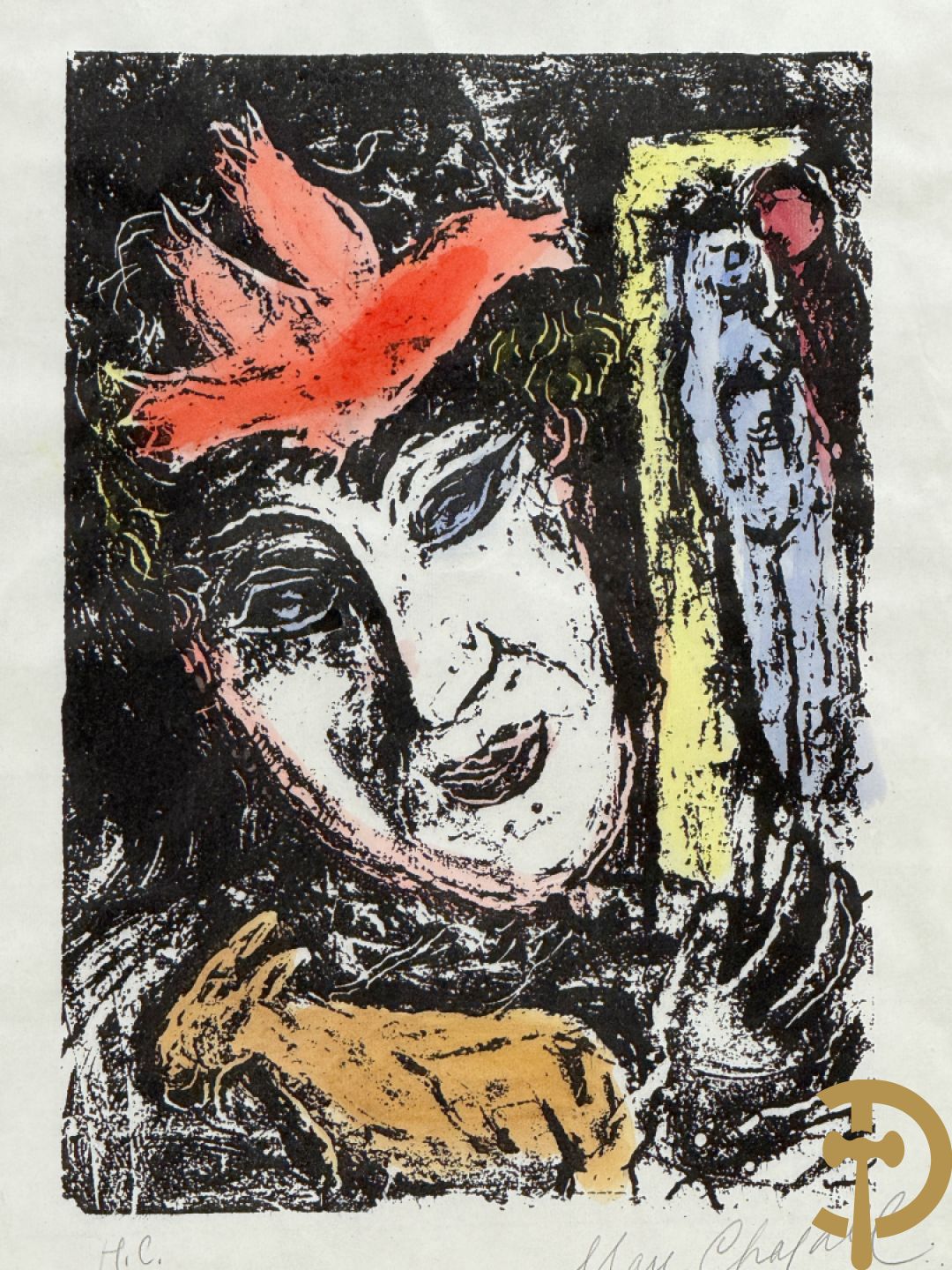 CHAGALL Marc getekend 