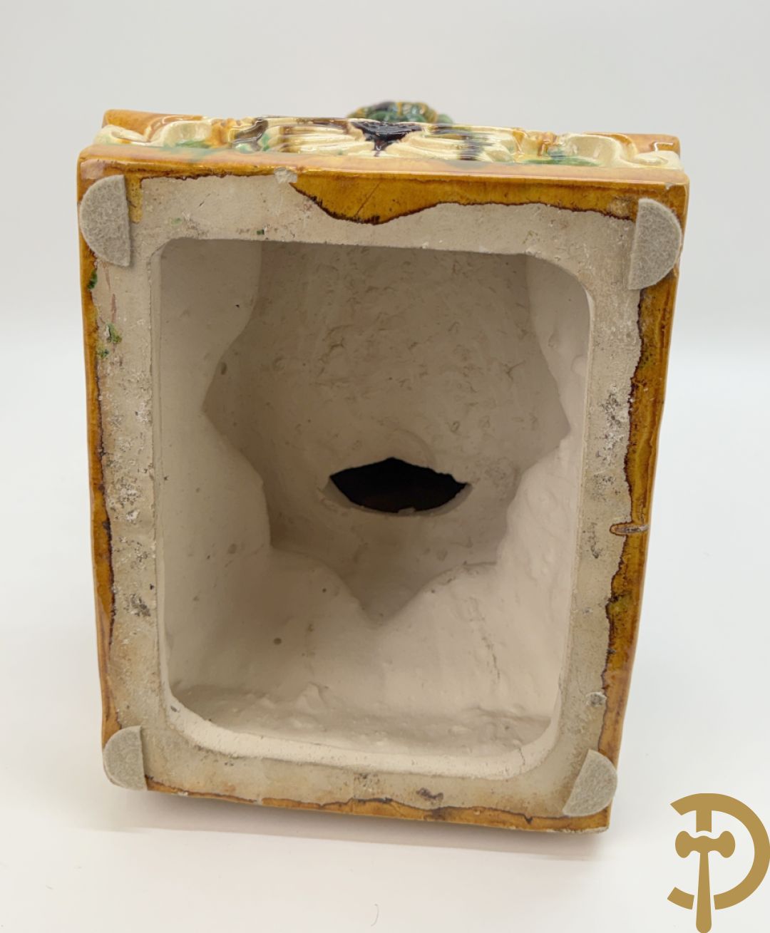 Paar Aziatische geglazuurde Aziatische fo-honden