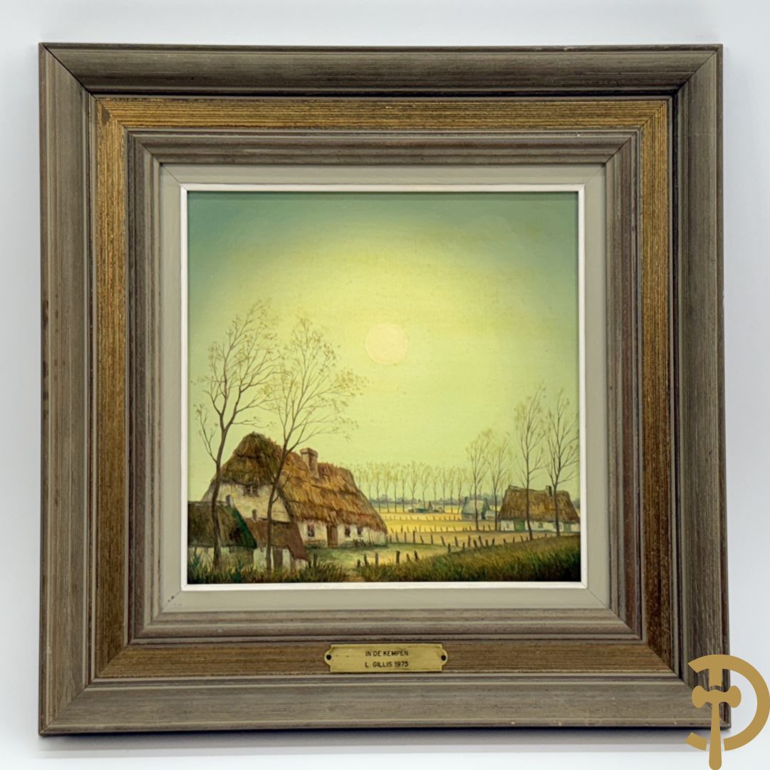 GILLIS Leopold van (G.L. gemonogrammeerd) 1975 gedateerd achteraan 