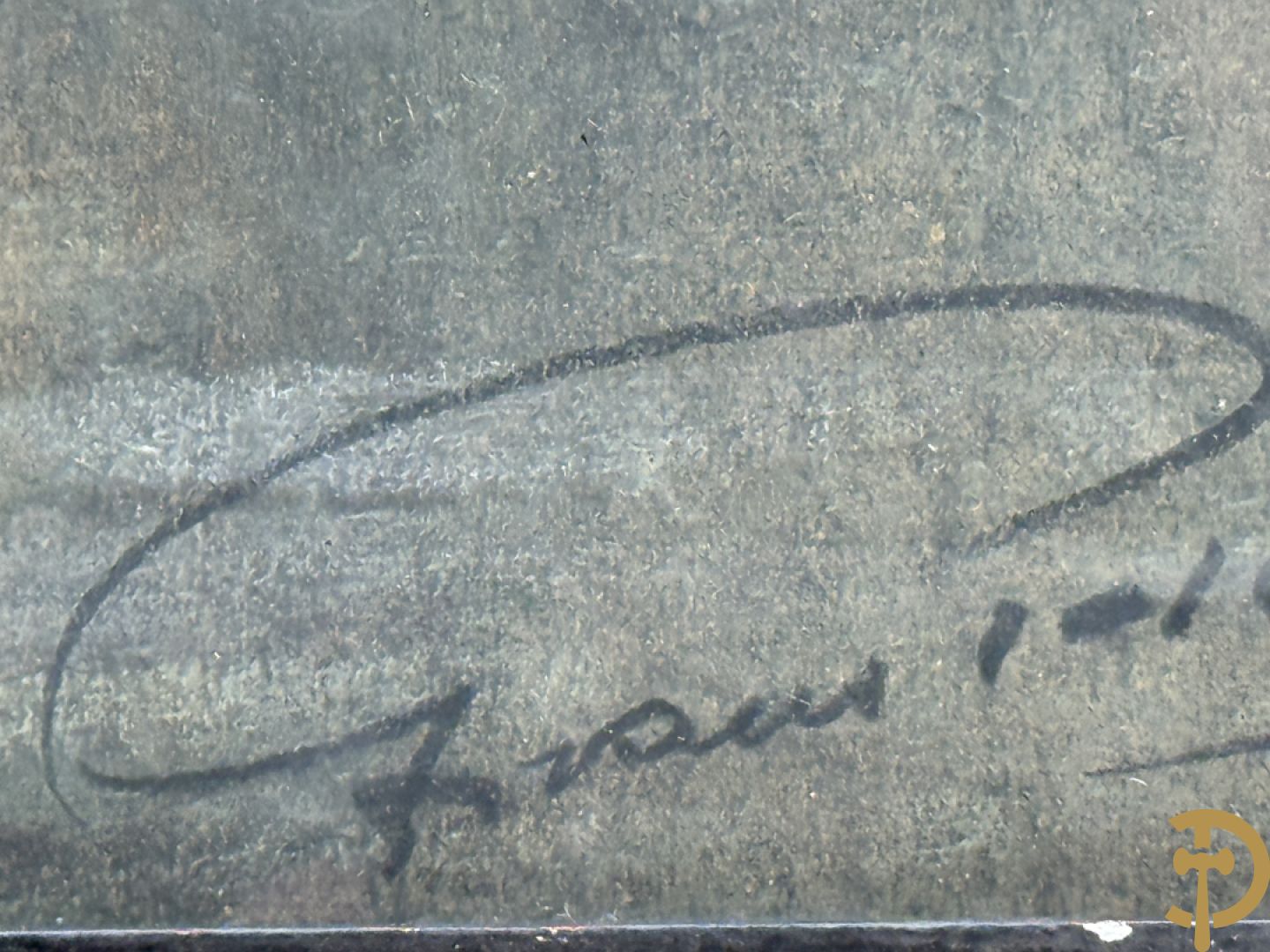 VAN HOLST G. getekend 