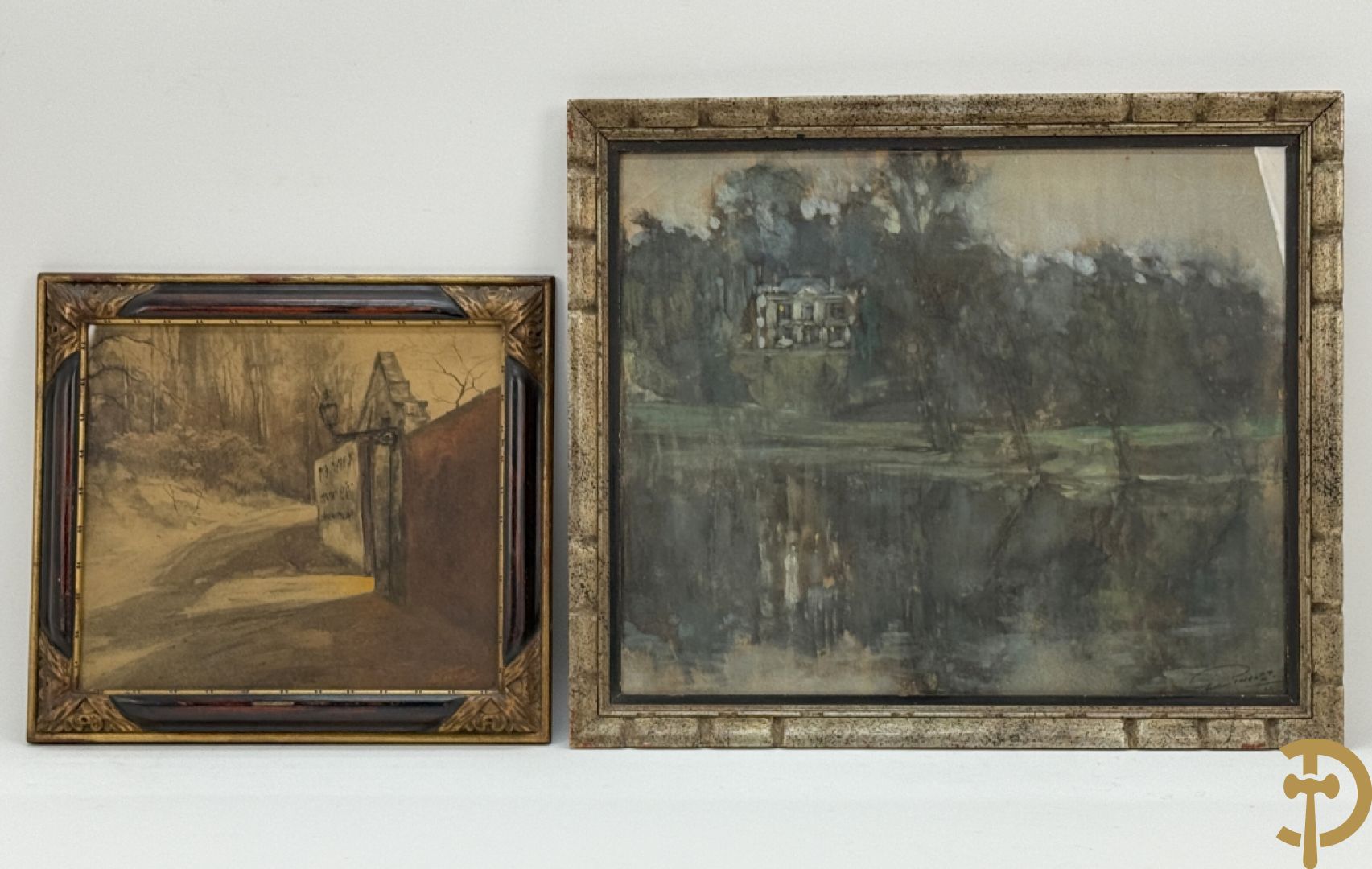 VAN HOLST G. getekend 