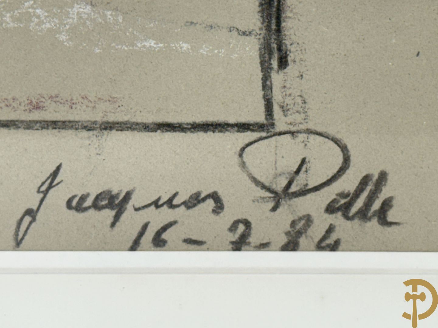 PILLE Jacques getekend 16/7/84 